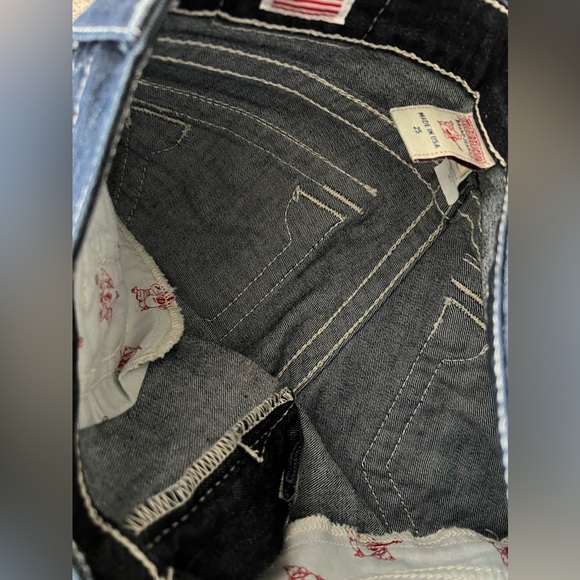 True Religion Billy Disco Crystal Button Bootcut Jeans – Size 25 - Picture 11 of 13